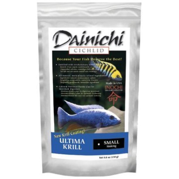 Brand New DAINICHI FISH FOOD CICHLID ULTIMA SINKING (Small 8.8OZ