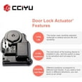 thumbnail image 2 of CCIYU Door Lock Actuators Liftgate Fits for 2008-2017 for Dodge Grand Caravan/Journey/Nitro/for Durango 2006-2017 for Jeep Commander/Grand Cherokee/Liberty/Patriot 746-262, 2 of 3