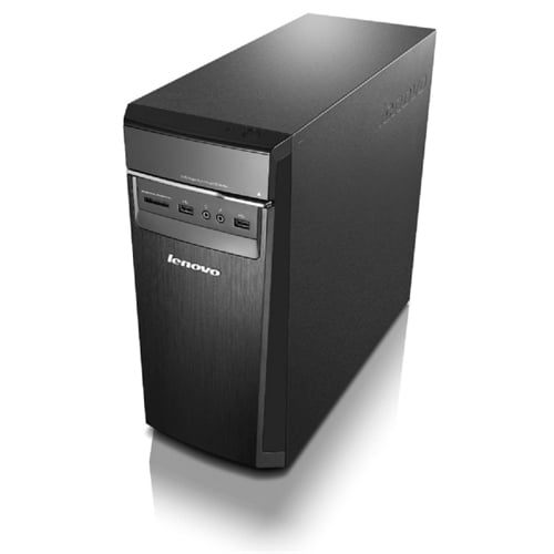 Lenovo H50-55 Desktop Computer AMD A-Series A10-7800 3.50 GHz Tower Black, Gray 90BG003JUS by Lenovo