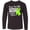 AB-Black, variant on Inktastic Our Family Fights Together Lymphoma Awareness Lime Ribbon Long Sleeve Youth T-Shirt