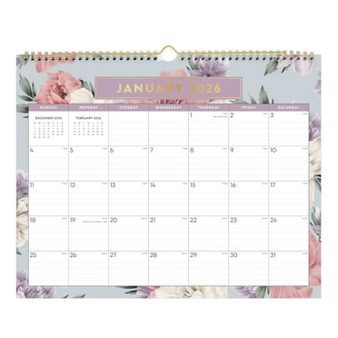 2026 Blue Sky Monthly Wall Calendar, 15" x 12", Tula, January To December, 144076