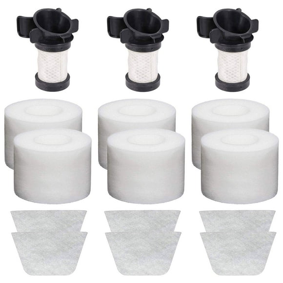 Extolife Replacement Filters For Shark Ion Flex Duoclean X30 X40 F60 F80 If200 If201 If202 If205 If251 If252 If281 If282 If285 Uf280 Ic205 Ir70 Ir100 Ir101 3 Post 6 Foam&Felt Filters Xpremf100