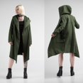 thumbnail image 5 of Douhoow Mens Robe Hooded Cloak Spring Loose Pocket Warmer Coat Long Sleeve Casual Outwear M-XXL, 5 of 6