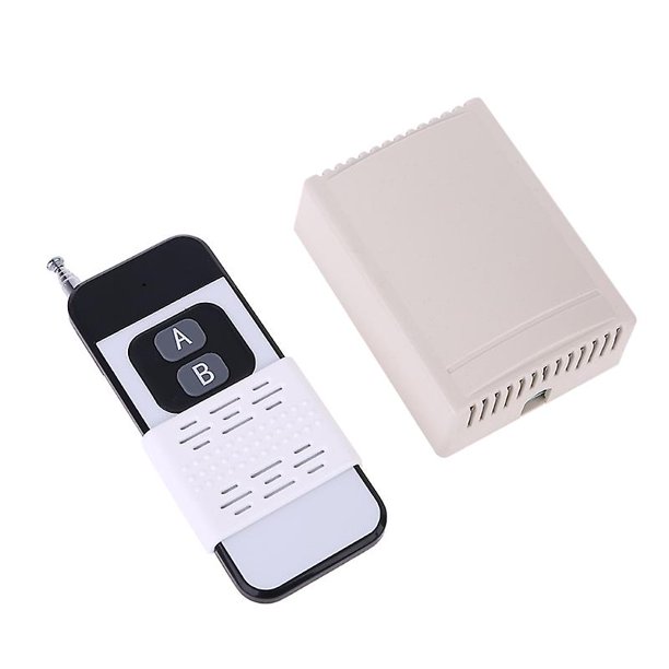 1 Juego de módulo receptor de interruptor de luz Ac85v-250v con control remoto de dos botones de alimentación