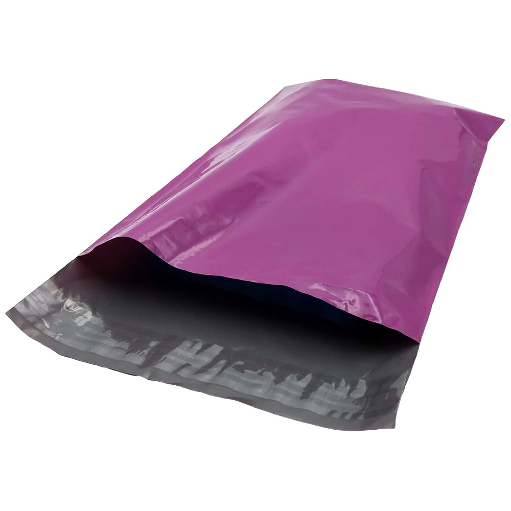 50 24x24 Purple Poly Mailer Plastic Shipping Envelopes Polybags Polymailer 