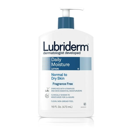 (3 pack) Lubriderm Daily Moisture Body Lotion, Fragrance-Free, 16 fl.