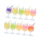 thumbnail image 1 of 10 piezas 1:12 dijes de botellas manualidades DIY adorno de jugo colgantes de dijes de juguete para proyectos de bricolaje de jardín de hadas de, 1 of 9