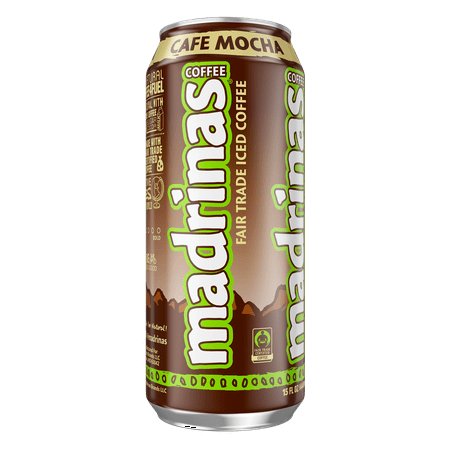 Madrinas Cafe Mocha Fair Trade Cold Brew, 15 Fl Oz (Pack of 12)