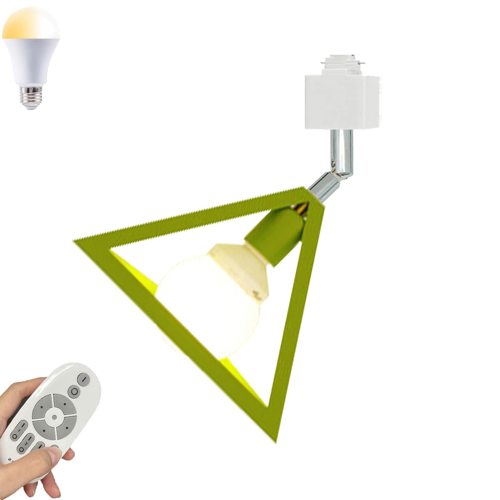 FSLiving Dimmable Remote Control Track Pendant Lights Single Circuit HType Adjustable Angle E26