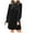 Black, variant on Elainilye Fashion Women Dresses Plus Size Casual Long Sleeve Dress Solid Outing Round-Neck Dress Vacation Dresses for Women,Red