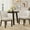 LIGHT GREY, variant on Charcoal Fabric Dining Chair Pair - Solid Wood Frame Durability, Design Blend, Comfortable Seating Surface, 300lb Weight Limit, Easy Assembly Guide Chairs ( Of 2), Wood, Fusion, Seat, 25.25" Package