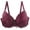 Red, variant on Jalioing Women's Bra Full Coverage Breathable Lace Bras Push Up Seamless Underwire Everyday Bras with Adjustable Strap