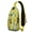 Cute Summer Lem, variant on Whimsical Mushroom Sling Backpack, Lightweight Crossbody Daypack with Fairy Tale Fungi Design, Anti-theft Travel Bag for Students and Explorers