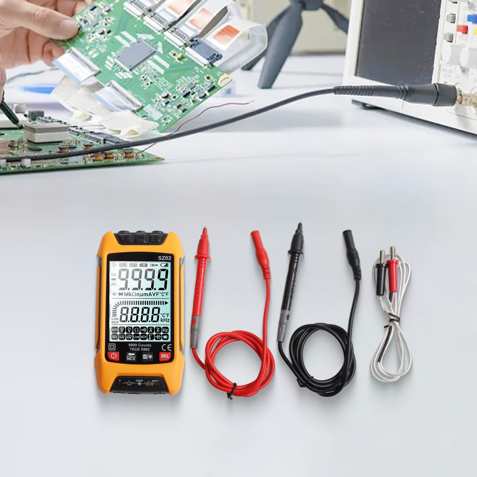 yaaqii SZ02 Smart Digital Multimeter 6000 Counting RMS Automatic Capacitance Meter