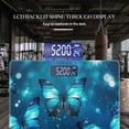 thumbnail image 3 of Bathroom Scale, Highly Accurate Digital Body Scale,Precisely Measures Weight up to 400 lbs-Beautiful Blue Butterflies Flying In The Night Sky, 3 of 4