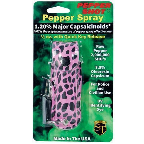 Pepper Shot 1.2% MC leatherette holster