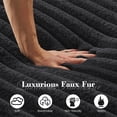 thumbnail image 5 of Gelloan Oversized Chaise Lounge Chair Indoor, Upholstered Sofa Bed with Throw Pillows and Armrests, Sleeper Chair for Living Room, Bedroom,Black, 5 of 6