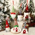 thumbnail image 2 of Irfora 2 uds., Sombrero de elfo, pareja, muñeca, cuerno, muñeca sin rostro, accesorios de decoración para árbol de Navidad, colgante de Navidad Irfora Decoración de muñeca sin rostro, 2 of 7