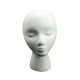 thumbnail image 1 of Estilo femenino EPS Flocado Cabeza Molde Peluca Gafas Soporte Soporte (Blanco) JShteea  Libre de BPA, 1 of 8