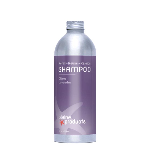 Champú ecológico Plaine Products - Lavanda cítrica - Sin sulfato 16 oz (botella de repuesto)