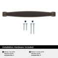 thumbnail image 4 of Amerock Franklin 5-1/16 inch Center-to-Center Oil-Rubbed Bronze Cabinet Pull, 10 Pack, 4 of 4