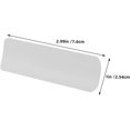 thumbnail image 2 of 6pcs Blinds Repair Window Blind Shutters Vertical Blind Repair Mini Blind Slat Vertical Blinds for Windows Vertical Blinds for Sliding Glass Doors Aluminum Alloy White, 2 of 8