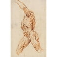 thumbnail image 3 of Willem Panneels 13x18 Black Modern Framed Museum Art Print Titled - Anatomical Study (Ecorches). Walking Flayed Man Turned to the Left (1628 - 1630), 3 of 5