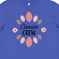 thumbnail image 4 of Inktastic Cousin Crew with Pink Flowers Youth T-Shirt, 4 of 5