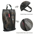 thumbnail image 6 of pack all Water Resistant Travel Shoe Bags,Storage Organizer Pouch with Zipper(Black), 6 of 7