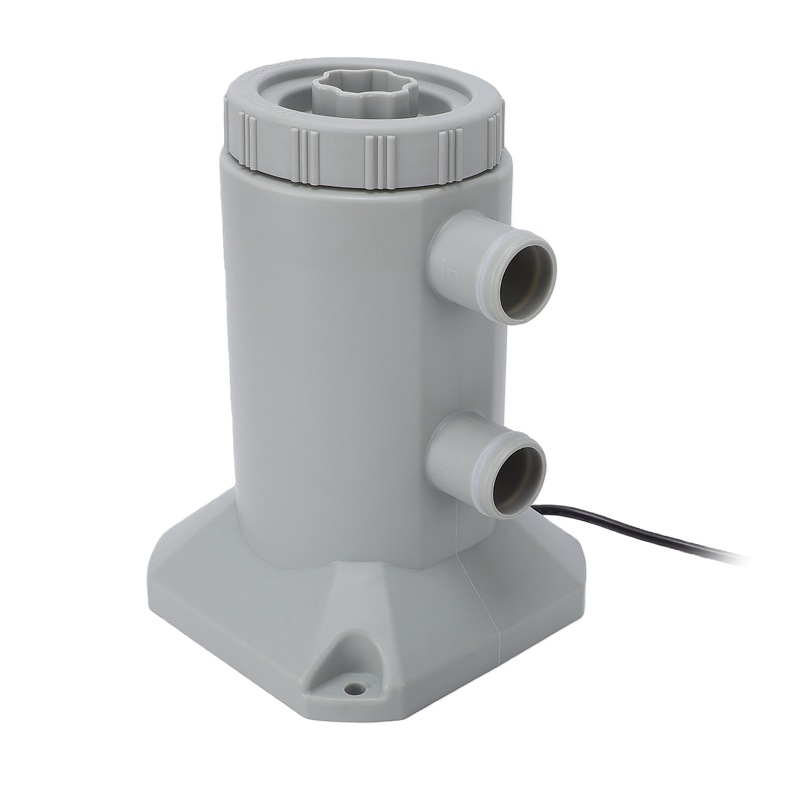 Quiet DC Pool Filter For Inflatable Pools Above Ground Pool Filter Pump Complete Kit with Hose Long Lasting Sealed Resilience Design for Small to Medium Pools