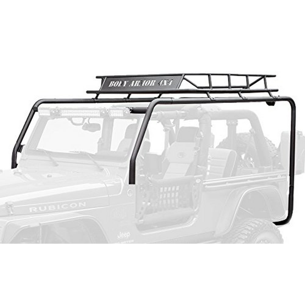 Body Armor 4x4 TJ6124 Black Roof Rack Base