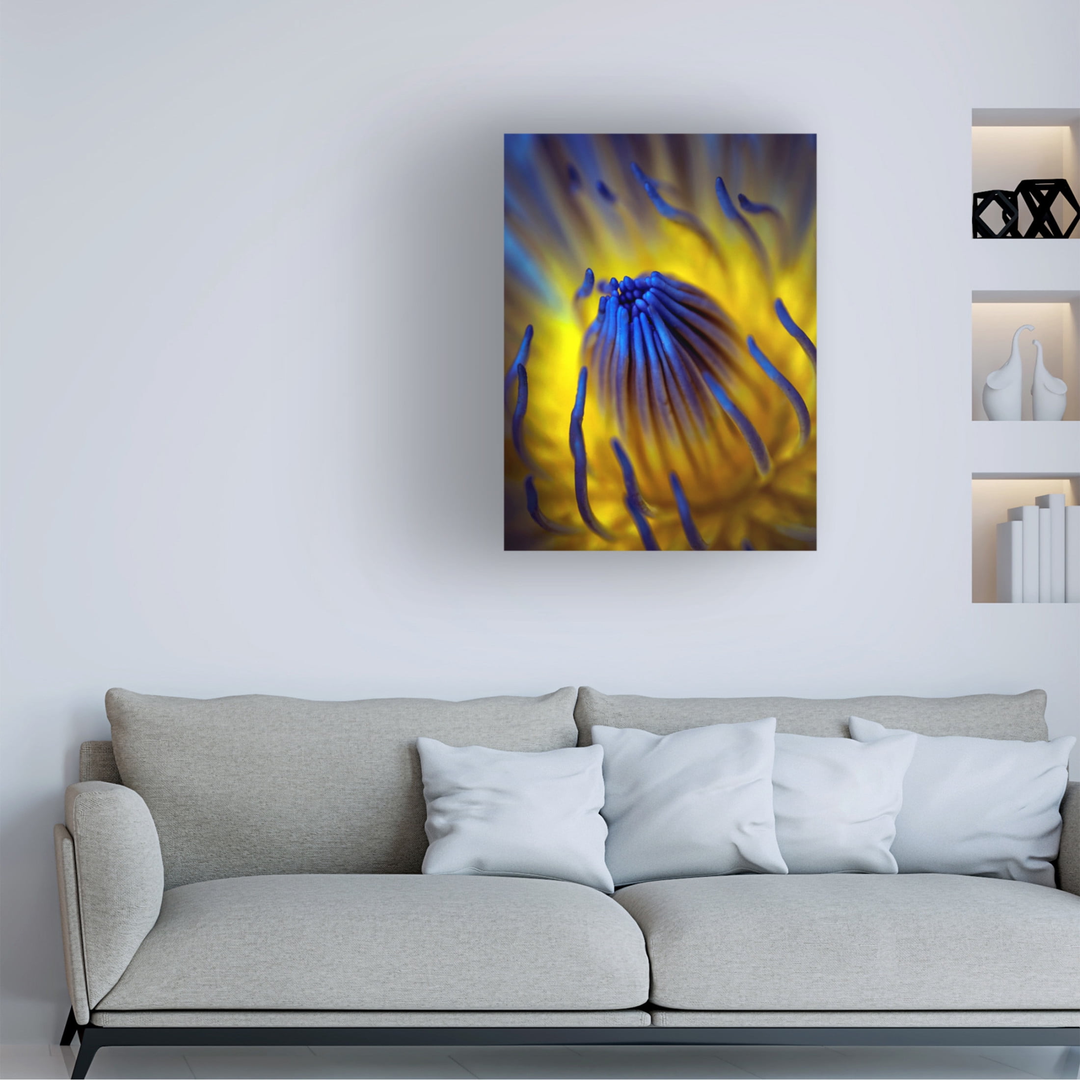 Canvas Wall Art - Antonyus Bunjamin Abe 'Blow Up' Wall Art for Living Room, Bedroom, or Office Décor by Trademark Fine Art - 35 x 47 Inches