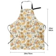 thumbnail image 6 of Goofa Hippie Bee Honeycomb Printed Waterproof Apron 33" Chef Aprons for Men Heavy Duty Chemical Work Apron Adjustable Bib Apron, 6 of 9