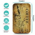 thumbnail image 5 of Coffee Brown Pattern Coffee Bar Mat Accessories for Countertop Absorbent Hide Stain Dish Drying Mats for Kitchen Counter Draining Pad Under Coffee Maker Coffee Pot Espresso Machine 19.5x12in, 5 of 7
