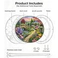 thumbnail image 4 of Yardvibe Acrylic Puzzles Suncatcher, 7.4" Garden Stained Glass Sun Catcher for Home Garden Yard Patio Decoration, Perfect Gift For Mom Wife Aunt Grandma (F), 4 of 9