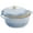 Cornflower Blue, variant on Best Choice Products 7.5 Quart Enamel Cast-Iron Round Dutch Oven, Family Style Heavy-Duty Pre-Seasoned Cookware for Home, Kitchen, Dining Room, Oven Safe w/Lid, Dual Handles - Black Licorice