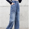 thumbnail image 6 of LWNYDPLSD Cute Baggy Jeans Cargo Pants for Girls 10-12 Kids Pants Youth Football Pants Girls Size 18/20 Clothes Little Girl Clothes Girls Clothes Size 7 Clothes for Tweens 12 Year Old Girl, 6 of 9