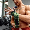 thumbnail image 5 of WOD Nation Wrist Wraps - Secure Hook & Loop Closure Gym Wraps - Stabilizing Wrist Support for Weight Lifting - For Powerlifting & Strength Training - 18 in, Green Camo, 5 of 6