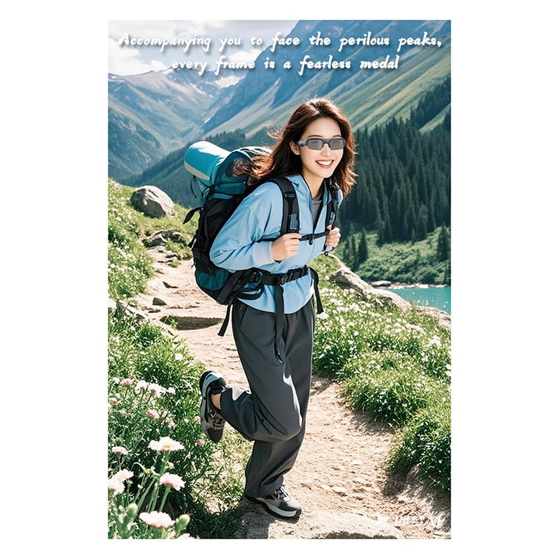 1080P HD Video Recorder WIFI Outdoor Sports DV Camera, Smart Glasses, Wide Angle 170° Camera, Sports Camera, Riding