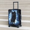 thumbnail image 5 of Night Scene of Wolves Luggage Cover Anti Scratch, Elastic Suitcase Protector Suitcase Covers for Luggage Fits 18-32 Inch Luggage, 5 of 5