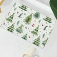 ESULOMP Christmas Rug, Entrance Doorway Floor Mat Bathroom Nonslip