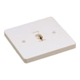 thumbnail image 1 of Nora Track Light NT-319W - White - Mono Point Power Feed - Single Circuit - Compatible with Halo Track, 1 of 3