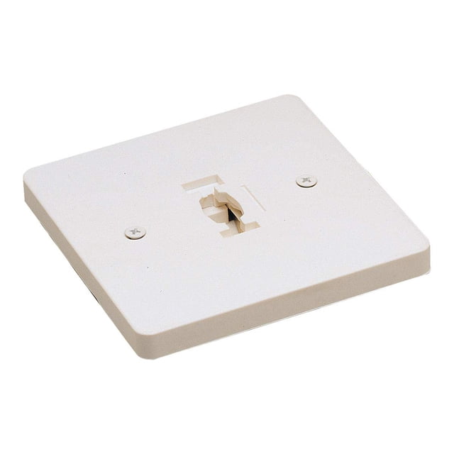 Nora Track Light NT-319W - White - Mono Point Power Feed - Single Circuit - Compatible with Halo Track
