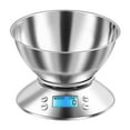 thumbnail image 1 of Báscula de cocina digital con recipiente, báscula de café de alta precisión de 5 kg/1 G, báscula portátil con pantalla , báscula multifunción para, 1 of 9