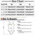 thumbnail image 3 of Summer Saving pimelu Bathing Suit for Women Maternity Swimsuit for Women One Piece Swimsuit Modest Swimsuit Backless Strap Bikini Floral Print Pregnancy Swimsuit Bathing Suits for Women, 3 of 6