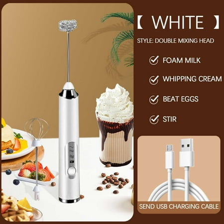 

Storage Bins Milk Frother Rechargeable Hand-Held Electric Milk Frother 3 Change USB Charging Can Be Used ForBulletproof Coffee Protein Drinks Matcha Coffee Whisk Christmas Outdoor Decorations