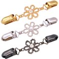 thumbnail image 1 of 3 Pzas Clips Ajustadores de Cintura Vintage Clip para Suéter Vestido Cinch Chal Cárdigan Suéter Camisa Pantalón Clip Ajustador para Ropa de Mujer, 1 of 6
