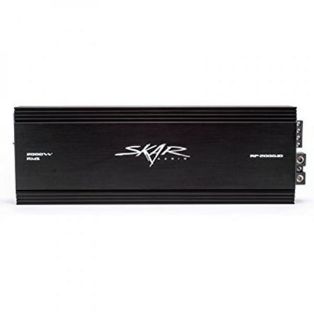 Skar Audio RP-2000.1D Monoblock Class D MOSFET Subwoofer Amplifier, (Best Class Amp For Subwoofers)