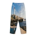 thumbnail image 5 of Junzan Lighthouse Women'S Pajama Pants Drawstring Comfy Sleep Bottoms With Pockets, 5 of 9