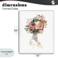 thumbnail image 4 of Stupell Industries Modern Floral Dreamscape Silhouette White Framed Giclee Art, 16 x 20, by Svetlana Aleynikova, 4 of 8